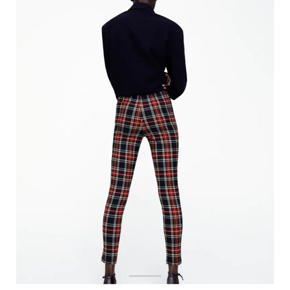 Zara Plaid Leggings - Picture 3 of 7